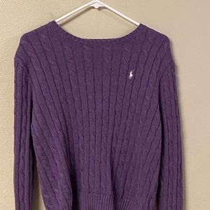 Purple Polo by Ralph Lauren sweater size large